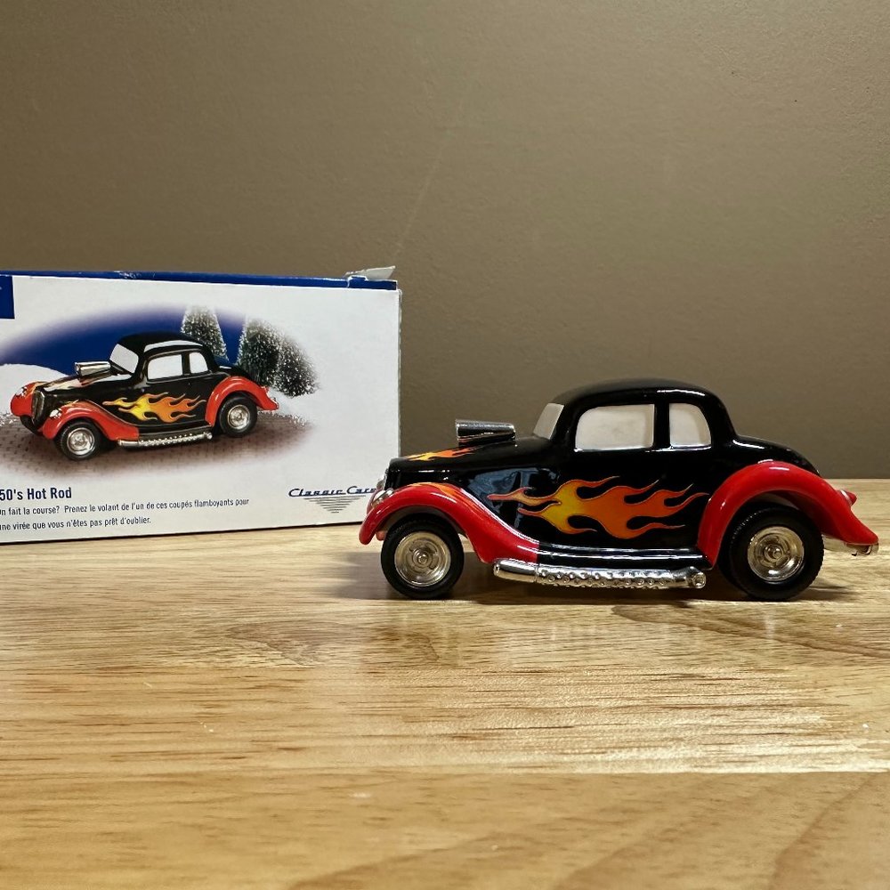 Department 56 Classic Cars “50’s Hot Rod”‎ #55282 Ceramic - Retired